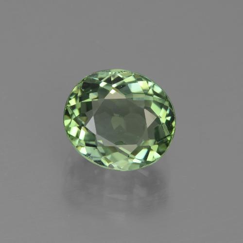 Turmalina Verde floresta Natural 2,44ct, Corte Oval, VVS