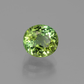 Turmalina verde natural 2,04ct, corte oval, VS