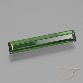 Turmalina Verde médio Natural 1.35ct, Corte Octógono / Esmeralda, VVS