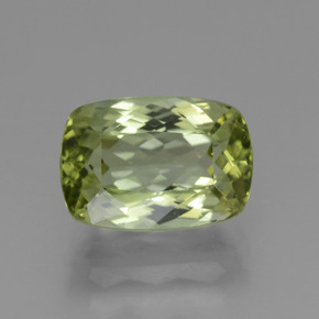 Turmalina verde quente natural 3,89ct, almofada cortada, VVS-VS