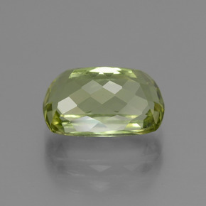 Turmalina verde quente natural 3,89ct, almofada cortada, VVS-VS