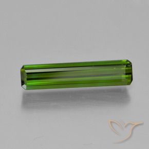 Turmalina verde escuro Natural 1.06ct, Corte Octógono / Esmeralda, VS