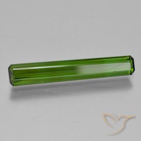 Turmalina Verde escuro Natural 1.48ct, Corte Octógono / Esmeralda, VVS