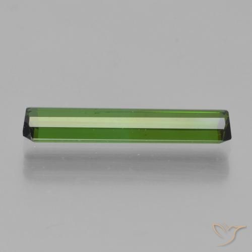 Turmalina Verde Terroso Natural 1.14ct, Corte Octógono / Esmeralda, VVS-VS