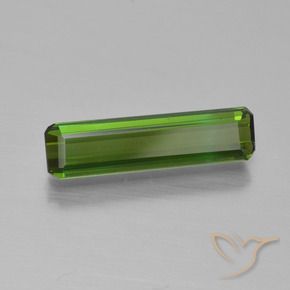 Turmalina Algas Verdes Natural 1.00ct, Corte Octógono / Esmeralda, VVS-VS