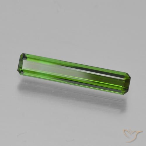 Turmalina Verde escuro Natural 0.87ct, Corte Octógono / Esmeralda, VVS-VS