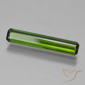 Turmalina Verde escuro Natural 1.41ct, Corte Octógono / Esmeralda, VVS-VS