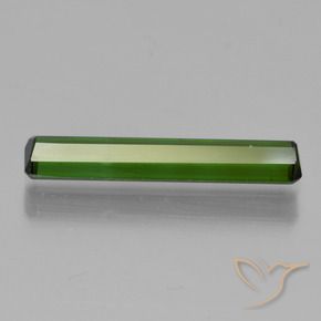 Turmalina Verde escuro Natural 1.41ct, Corte Octógono / Esmeralda, VVS-VS