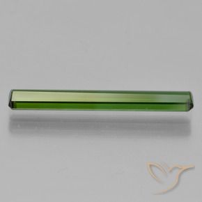 Turmalina Verde floresta Natural 1.33ct, Corte Octógono / Esmeralda, VVS-VS