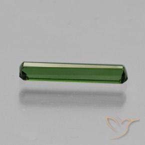 Turmalina Verde médio Natural 0.84ct, Corte Octógono / Esmeralda, VVS-VS