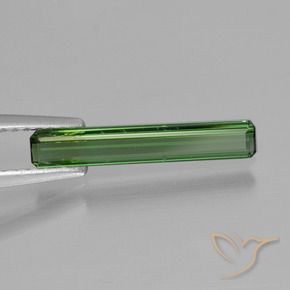 Turmalina Verde médio Natural 0.66ct, Corte Octógono / Esmeralda, VVS-VS