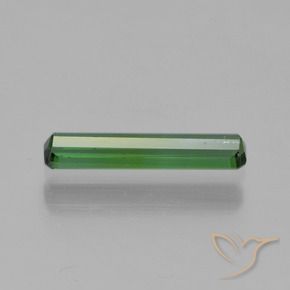 Turmalina verde escuro Natural 0.75ct, Corte Octógono / Esmeralda, VVS