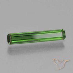 Turmalina verde escuro Natural 0.98ct, Corte Octógono / Esmeralda, VVS