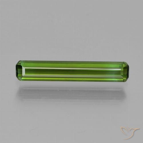 0.83ct Natural Algas Verdes Turmalina, Corte Esmeralda, VVS-VS