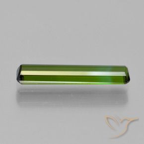 Turmalina Verde médio Natural 1.08ct, Corte Octógono / Esmeralda, VVS-VS