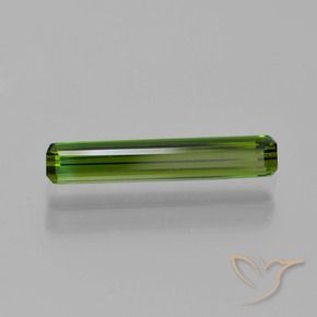 Turmalina Verde Terroso Natural 0.87ct, Corte Octógono / Esmeralda, VVS