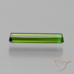 Turmalina Verde Terroso Natural 0.87ct, Corte Octógono / Esmeralda, VVS