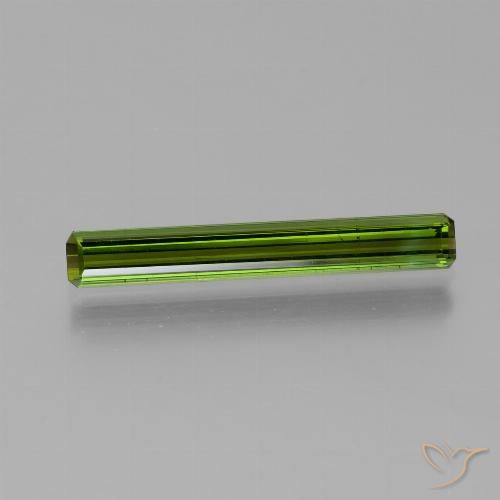 1.69ct Natural Algas Verdes Turmalina, Corte Esmeralda, VVS-VS