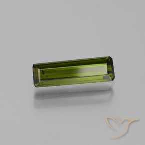 Turmalina Verde médio Natural 1.60ct, Corte Octógono / Esmeralda, VS