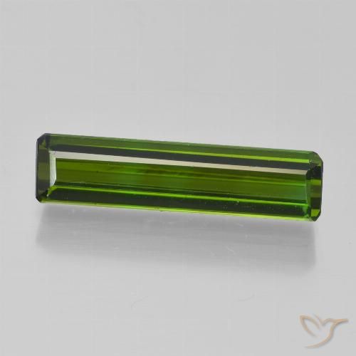 1.96ct Natural Algas Verdes Turmalina, Corte Esmeralda, VVS-VS