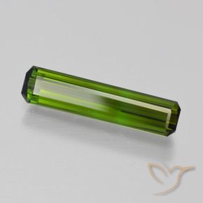 Turmalina Verde escuro Natural 1.82ct, Corte Octógono / Esmeralda, VVS