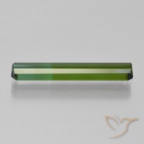 Turmalina Verde escuro Natural 1.66ct, Corte Octógono / Esmeralda, VS