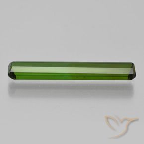 Turmalina Verde escuro Natural 2.64ct, Corte Octógono / Esmeralda, VVS