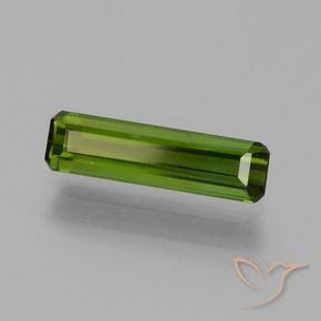 Turmalina Verde escuro Natural 1.25ct, Corte Octógono / Esmeralda, VVS-VS