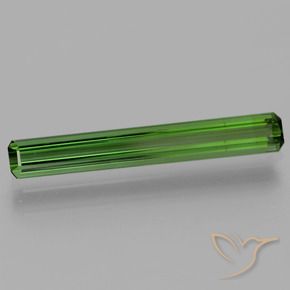 Turmalina Verde médio-escuro Natural 1.67ct, Corte Octógono / Esmeralda, VVS-VS
