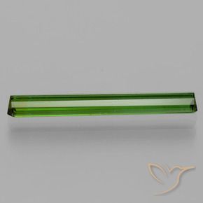 Turmalina Verde médio-escuro Natural 1.67ct, Corte Octógono / Esmeralda, VVS-VS