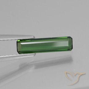 Turmalina Verde floresta Natural 0.77ct, Corte Octógono / Esmeralda, VVS-VS