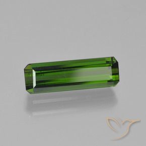 Turmalina Verde floresta Natural 1.38ct, Corte Octógono / Esmeralda, VS-SI