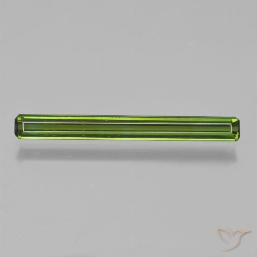 1.14ct Natural Verde médio Turmalina, Corte Esmeralda, VVS-VS