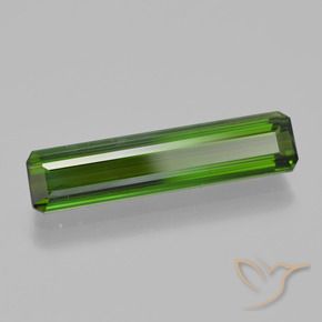 Turmalina Verde escuro Natural 2.44ct, Corte Octógono / Esmeralda, VS