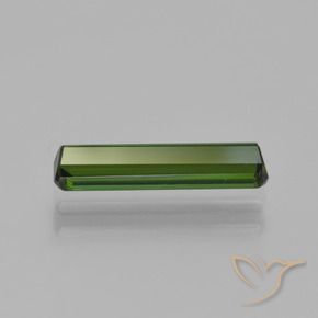 Turmalina Verde floresta Natural 0.91ct, Corte Octógono / Esmeralda, VVS