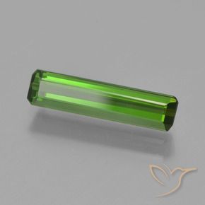 Turmalina Verde escuro Natural 1.28ct, Corte Octógono / Esmeralda, VVS