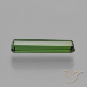 Turmalina Verde escuro Natural 1.28ct, Corte Octógono / Esmeralda, VVS