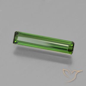 Turmalina verde escuro Natural 0.94ct, Corte Octógono / Esmeralda, VVS-VS