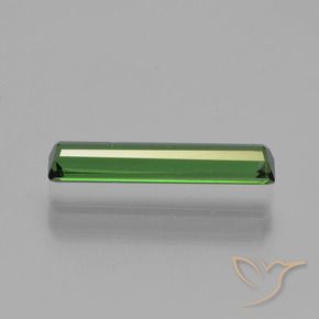 Turmalina verde escuro Natural 0.94ct, Corte Octógono / Esmeralda, VVS-VS