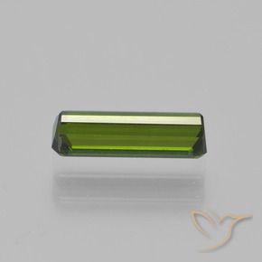Turmalina Verde Terroso Natural 0.90ct, Corte Octógono / Esmeralda, VVS
