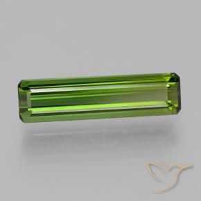 Turmalina Verde médio Natural 1.72ct, Corte Octógono / Esmeralda, VVS-VS