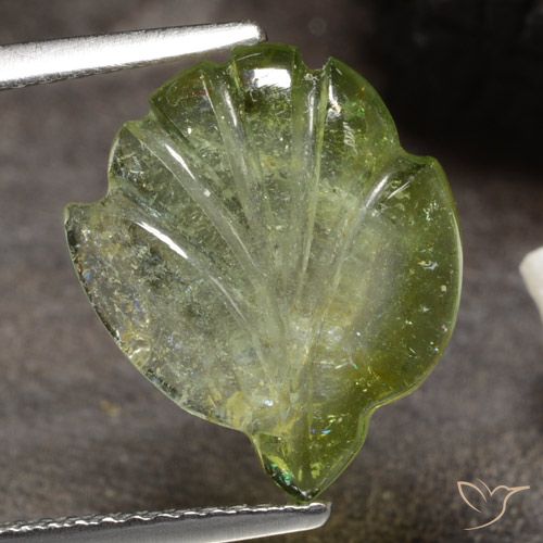 4.09ct Natural Verde médio Turmalina, Chique, Translúcido