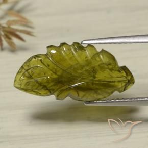 Turmalina verde quente Natural 4.75ct, Chique, Translúcido