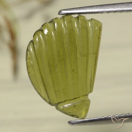 3.33ct Natural Verde Floresta Quente Turmalina, Chique, Translúcido