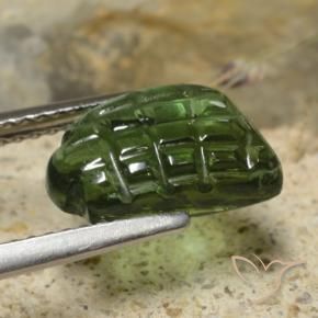Turmalina Verde floresta Natural 2.43ct, Chique, Translúcido