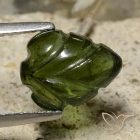 Turmalina Verde floresta Natural 2.29ct, Flor cortada, Translúcido