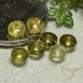 Pedras preciosas de Turmalina Verde Terroso natural de 2.53 ct, Chique, Translúcido