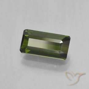Turmalina Verde escuro Natural 1.51ct, Corte Octógono / Esmeralda, VVS-VS