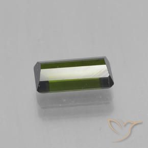 Turmalina Verde escuro Natural 1.51ct, Corte Octógono / Esmeralda, VVS-VS