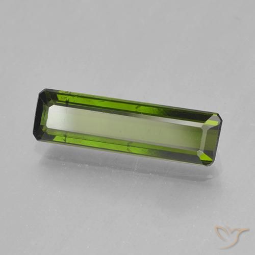 Turmalina Verde floresta Natural 1.41ct, Corte Octógono / Esmeralda, VVS-VS